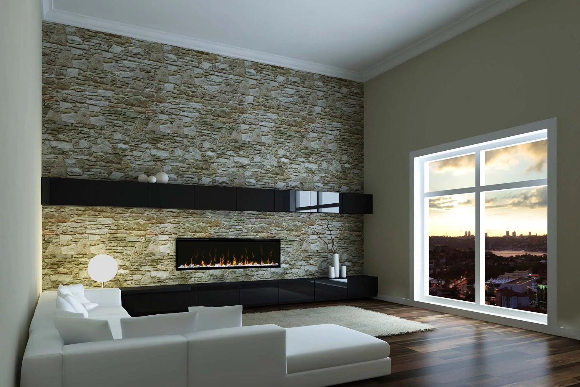 Dimplex IgniteXL 50" Linear Recessed / Built in Electric Fireplace Dimplex