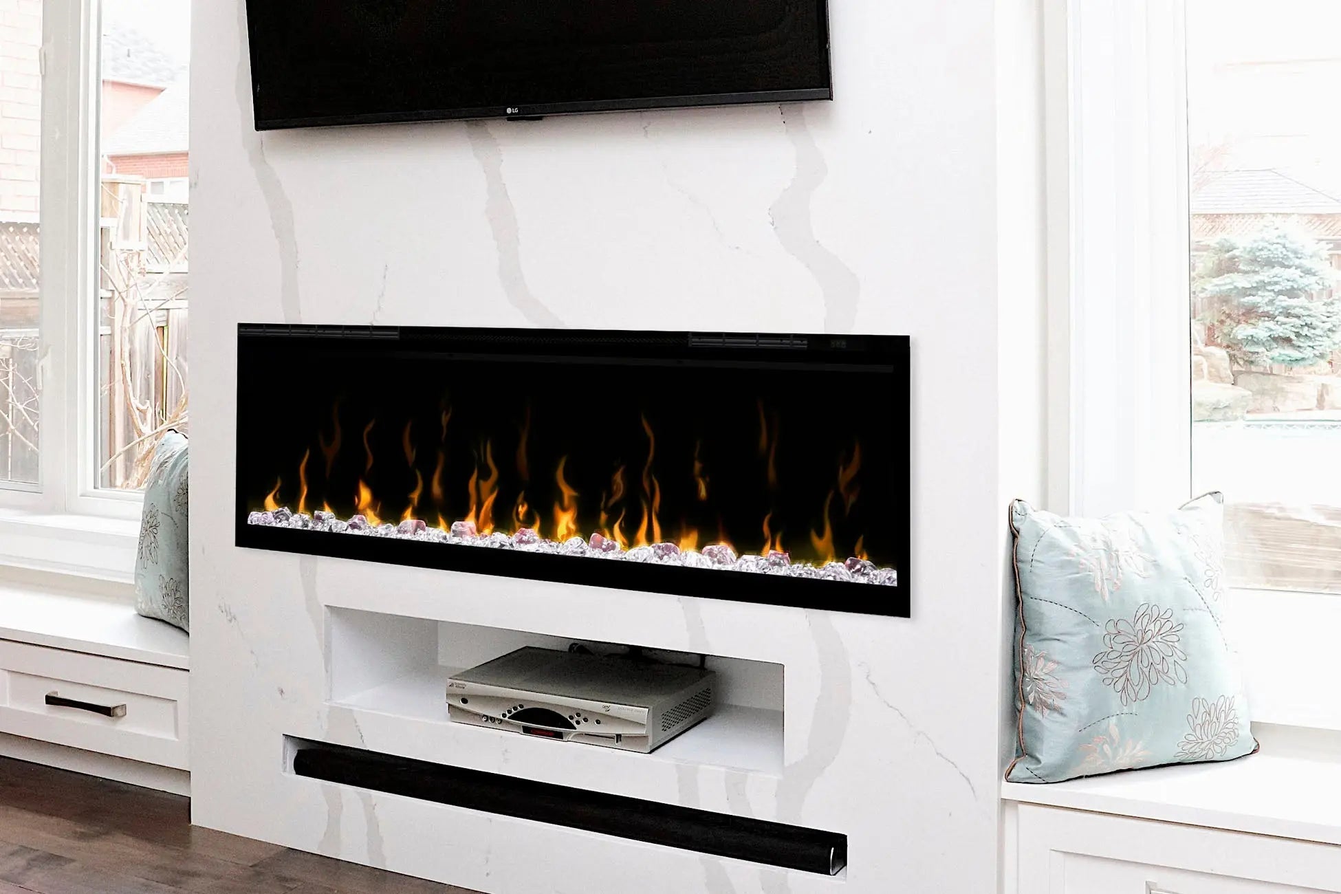 Dimplex IgniteXL 50" Linear Recessed / Built in Electric Fireplace Dimplex