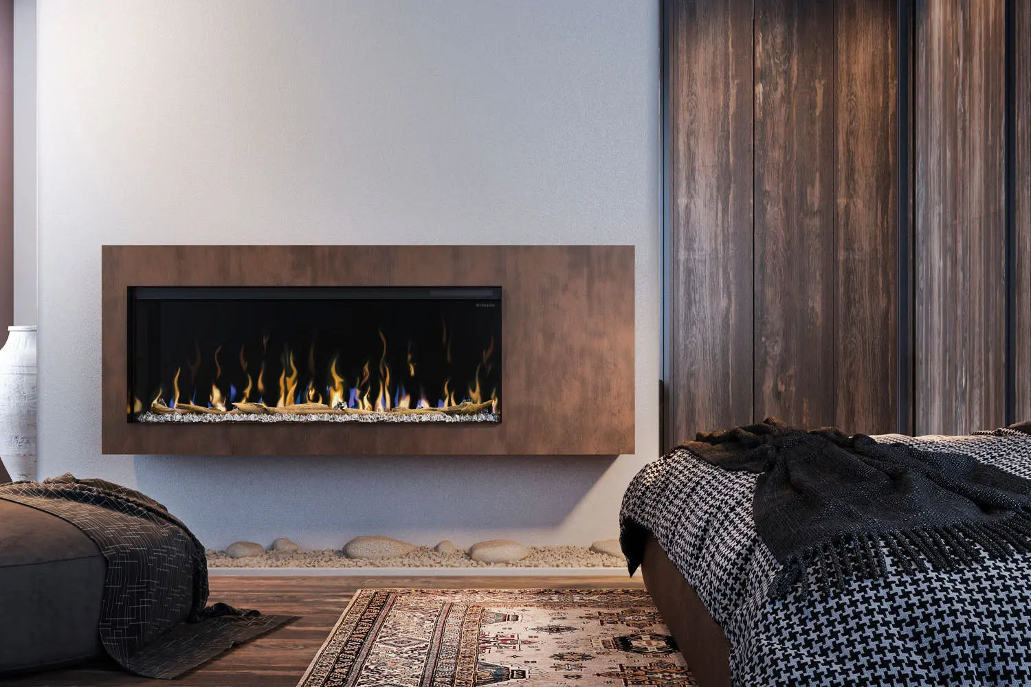 Dimplex IgniteXL Bold 50" Smart Linear Multi-Side View Built-In Electric Fireplace Dimplex
