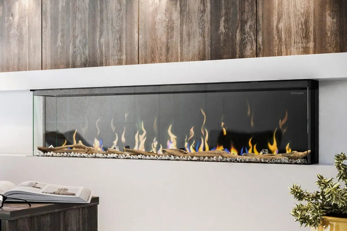 Dimplex IgniteXL Bold 74" Smart Linear Multi-Side View Built-In Electric Fireplace Dimplex