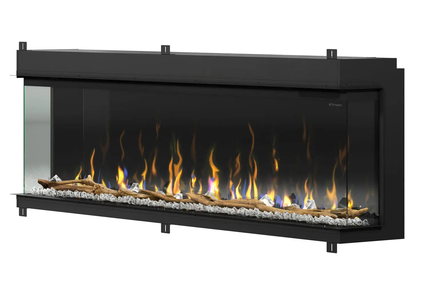 Dimplex IgniteXL Bold 74" Smart Linear Multi-Side View Built-In Electric Fireplace Dimplex