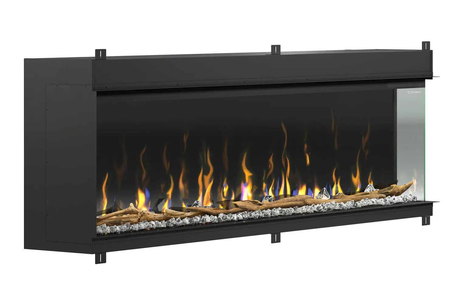 Dimplex IgniteXL Bold 74" Smart Linear Multi-Side View Built-In Electric Fireplace Dimplex
