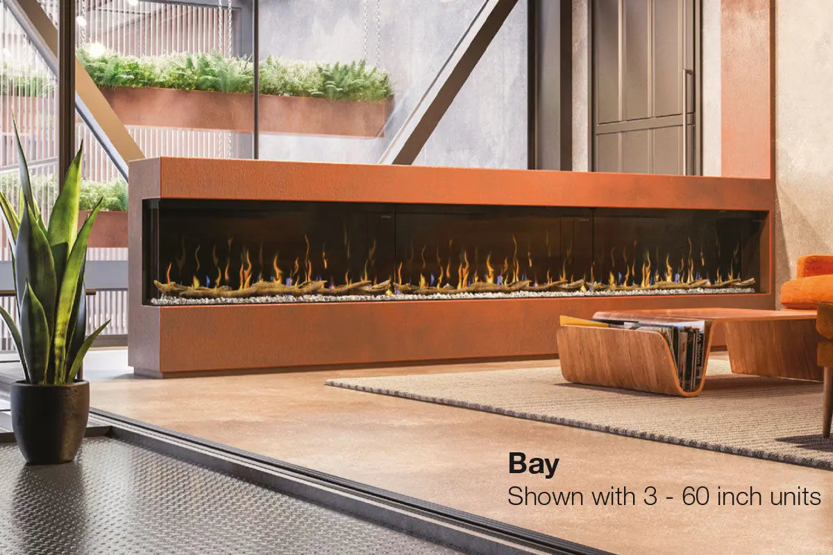 Dimplex IgniteXL Bold 88" Smart Linear Multi-Side View Built-In Electric Fireplace Dimplex