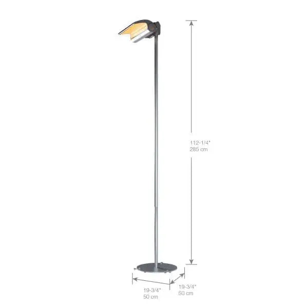 Dimplex - Indoor/Outdoor Electric Infrared Heater Permanent Location Floor Stand - DSHSTAND - Agent BBQ
