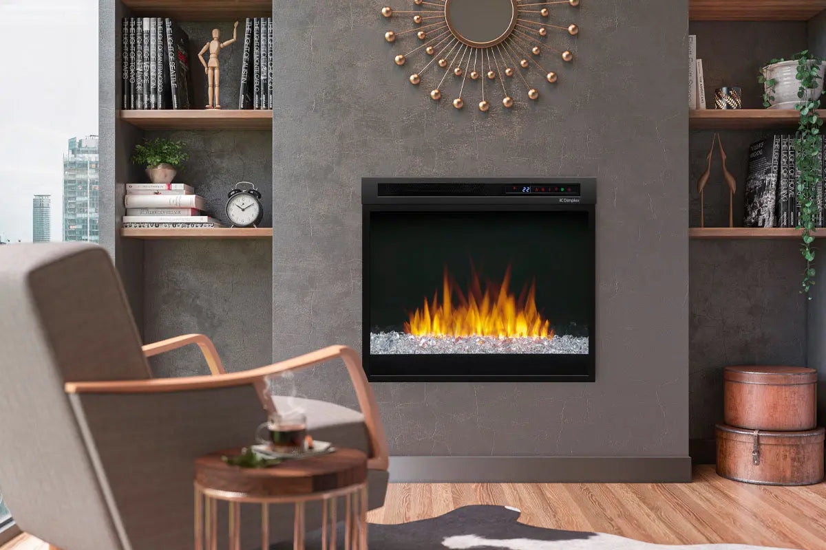 Dimplex Nova 28" Multi-Fire XHD Plug-in Electric Firebox - Acrylic Glass Dimplex
