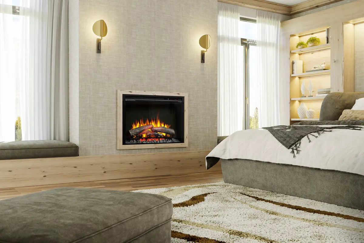 Dimplex Nova 33" Multi-Fire XHD Plug-in Electric Firebox - Logs Dimplex