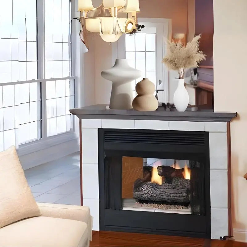 Empire Breckenridge Premium 36" See-Through Vent Free Firebox with Louvers Empire Comfort Systems