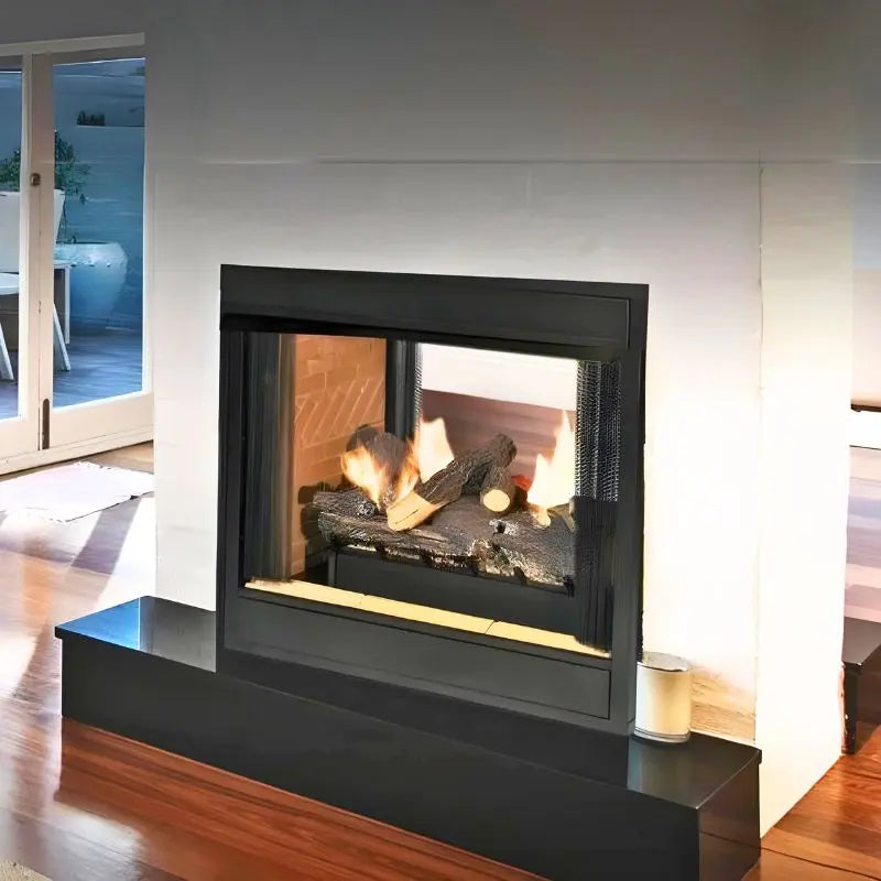 Empire Breckenridge Premium 36" See-Through Vent Free Gas Fireplace | Flush Front Empire Comfort Systems