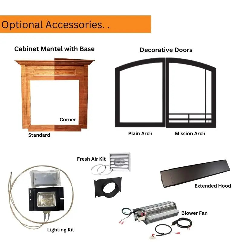 Empire Breckenridge Premium 36" See-Through Vent Free Gas Fireplace | Flush Front Empire Comfort Systems