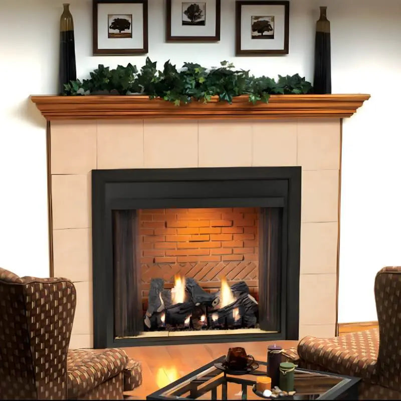 Empire Breckenridge Premium 42" Vent Free Gas Fireplace with Louvers Empire Comfort Systems