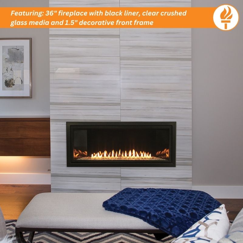 Empire Boulevard 36" Vent Free Linear Gas Fireplace Empire Comfort Systems