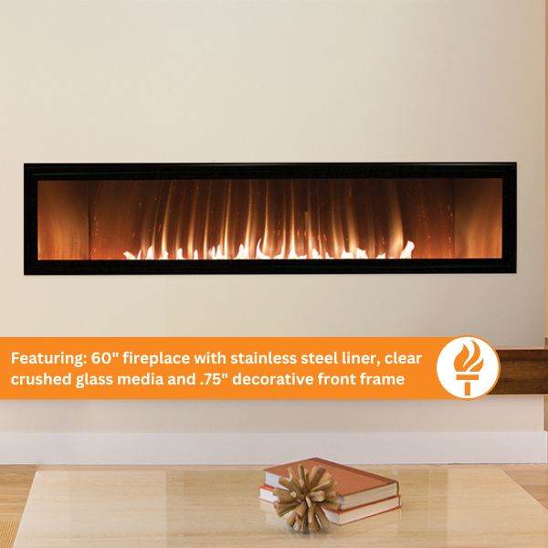 Empire Boulevard 60" Vent Free Linear Gas Fireplace Empire Comfort Systems