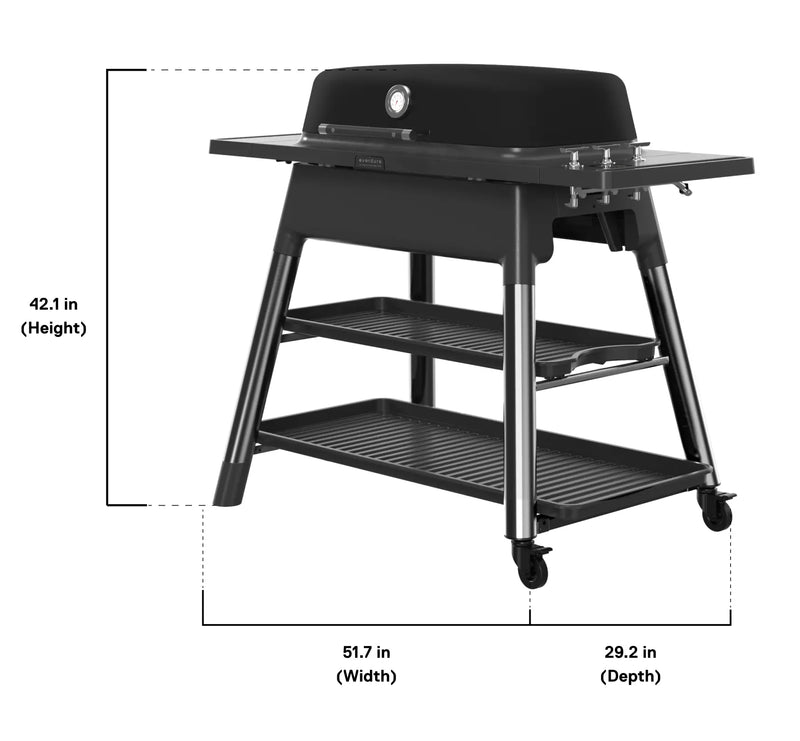Everdure By Heston Blumenthal FURNACE 52-Inch 3-Burner Gas Grill With Stand - Agent BBQ
