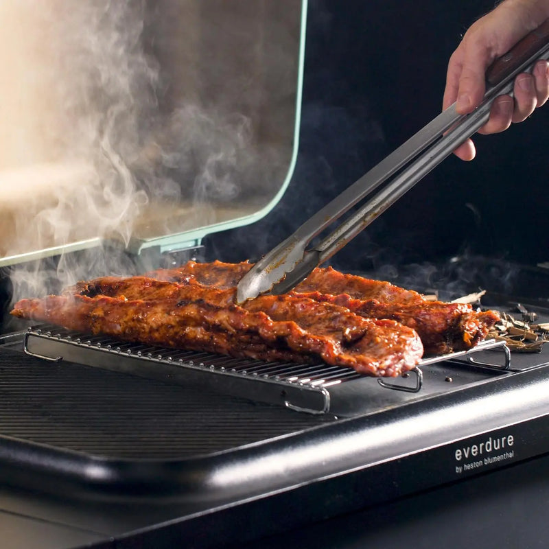 Everdure By Heston Blumenthal Outer Flat Plate For FURNACE 52-Inch Propane Grill - HBG3PLATELR - Agent BBQ