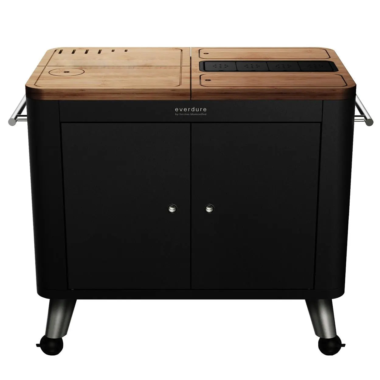 Everdure Indoor/Outdoor 40-Inch Mobile Prep Kitchen - HBPKB/HBPK - Agent BBQ