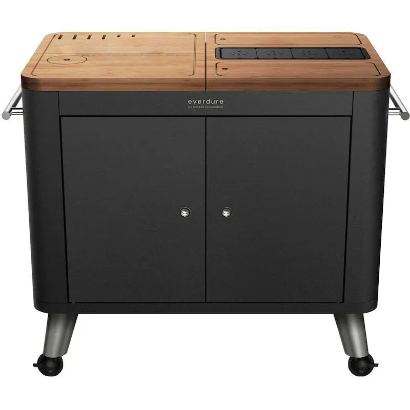 Everdure Indoor/Outdoor 40-Inch Mobile Prep Kitchen - HBPKB/HBPK - Agent BBQ