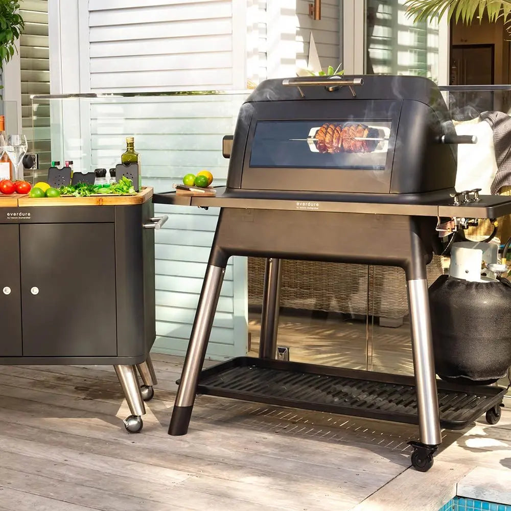 Everdure Rotisserie Kit for Furnace Grill - HBG3ROTISUS - Agent BBQ