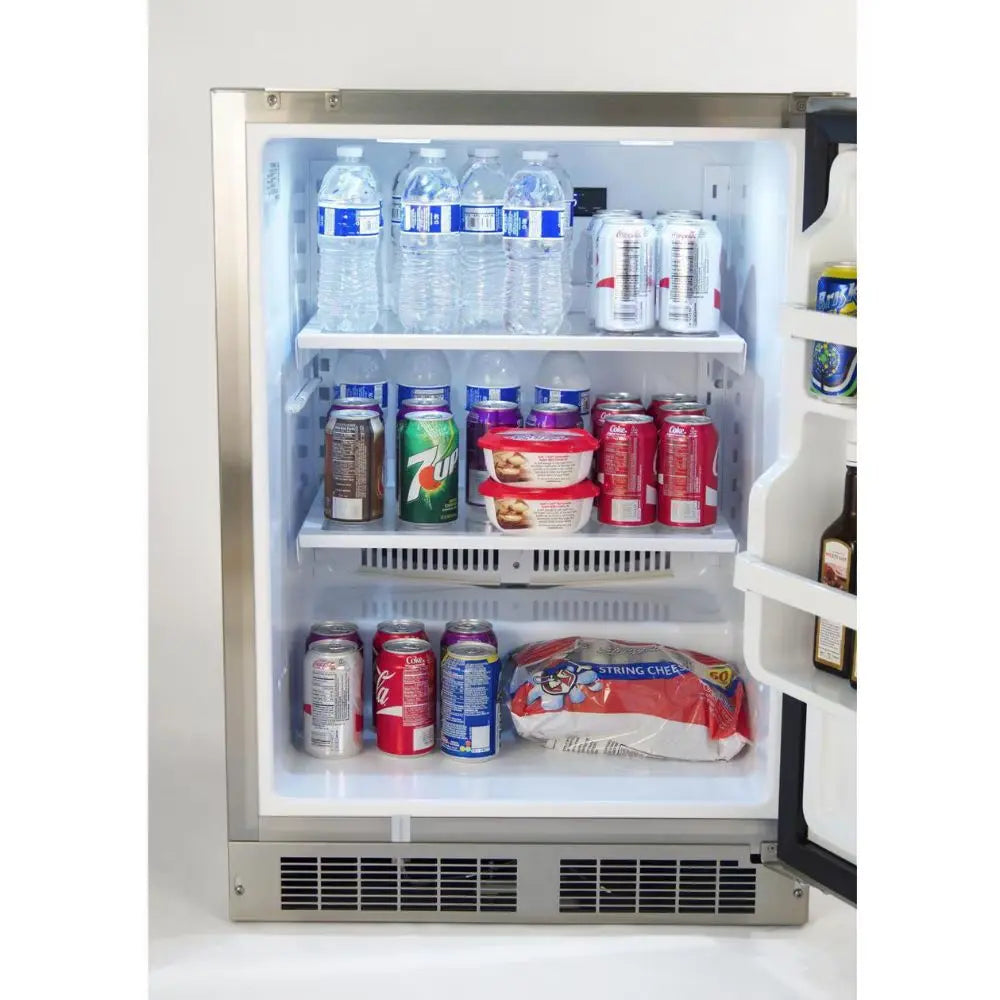 Fire Magic 24-Inch 5.1 Cu. Ft. Outdoor Rated Compact Refrigerator - Agent BBQ