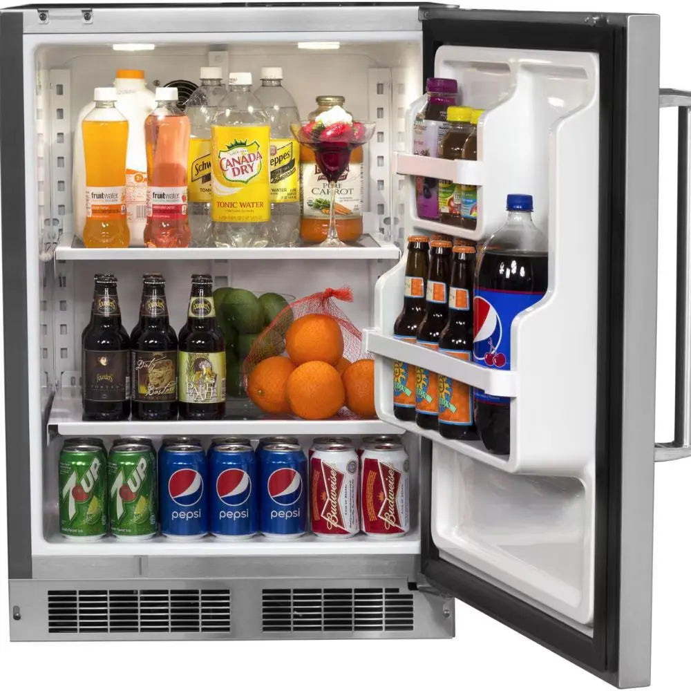 Fire Magic 24-Inch 5.1 Cu. Ft. Outdoor Rated Compact Refrigerator - Agent BBQ