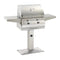 Fire Magic 24" 2-Burner Choice Multi-User Patio Post Mount Gas Grill w/ Analog Thermometer (C430S) - Agent BBQ