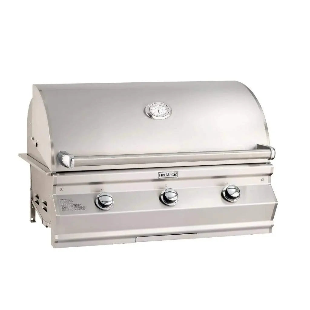 Fire Magic 36" 3-Burner Choice Multi-User  Built-In Gas Grill w/ Analog Thermometer (C650i) - Agent BBQ