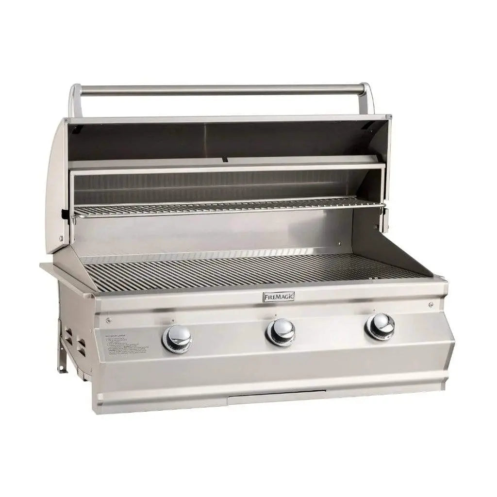 Fire Magic 36" 3-Burner Choice Multi-User  Built-In Gas Grill w/ Analog Thermometer (C650i) - Agent BBQ