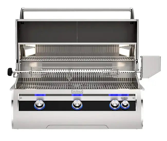 Fire Magic 36" 3-Burner Echelon Diamond Built-In Gas Grill w/ Rotisserie & Analog Thermometer (E790i) - Agent BBQ