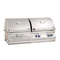 Fire Magic 46" 3-Burner Aurora Built-In Gas/Charcoal Combo Grills (A830i) - Agent BBQ