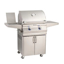 Fire Magic - Aurora A430S 24-Inch Propane Gas Grill With Side Burner And Analog Thermometer - A430S-7EAP-62 - Agent BBQ