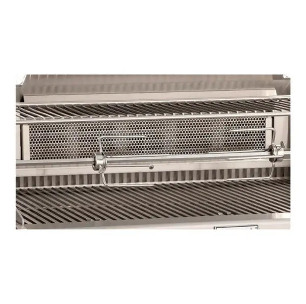 Fire Magic - Aurora A430s 24-Inch Propane Gas Freestanding Grill w/ Flush Mounted Single Side Burner, Backburner, Rotisserie Kit and Analog Thermometer - A430S-8EAP-62 - Agent BBQ