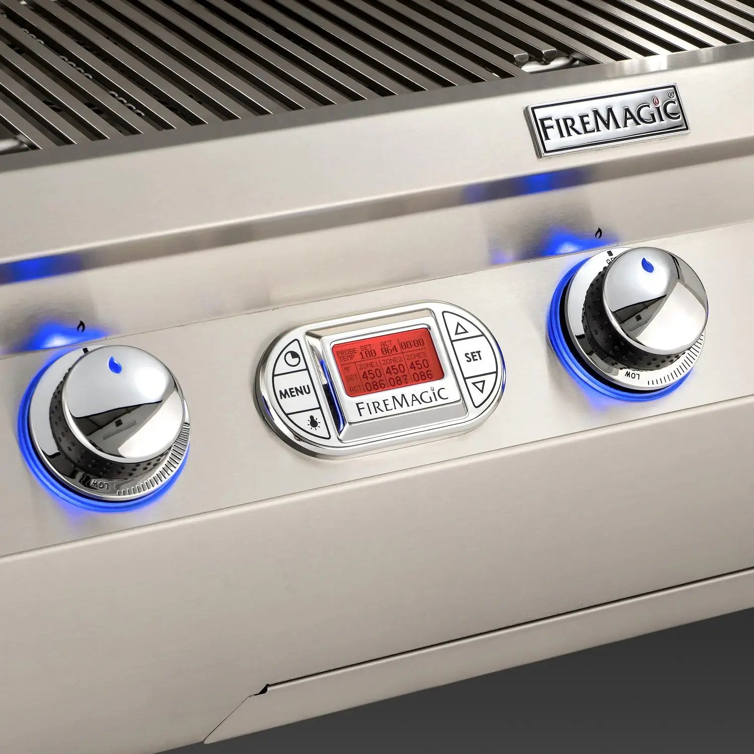 Fire Magic - Echelon Diamond E790S 36-Inch Propane Gas Grill W/ Side Burner, Rotisserie, & Digital Thermometer - E790S-8E1P-62 - Agent BBQ