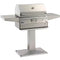 Fire Magic Legacy 24-Inch Smoker Charcoal Grill w/ Patio Post - Agent BBQ