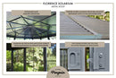 Gazebo Penguin  Florence Sand Solarium with Metal Roof - Agent BBQ