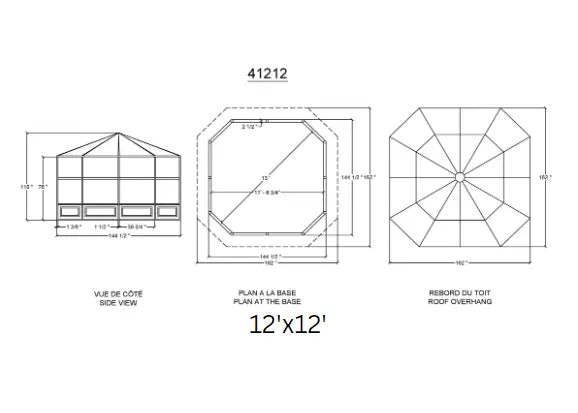 Gazebo Penguin - Florence Sand Solarium with Polycarbonate Roof Gazebo Penguin