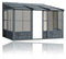 Gazebo Penguin - Florence Slate Wall Mounted Solarium with Metal Roof Gazebo Penguin