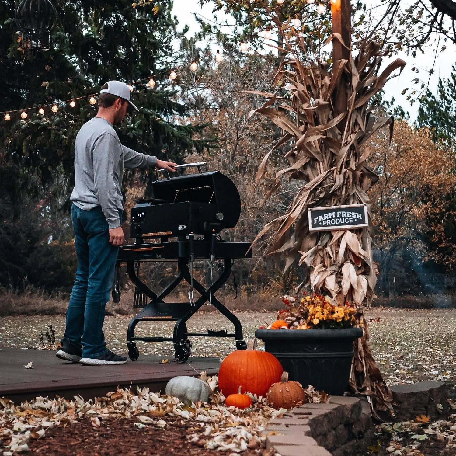 HALO Prime300 Countertop Portable Pellet Grill- HS-1005-ANA - Agent BBQ