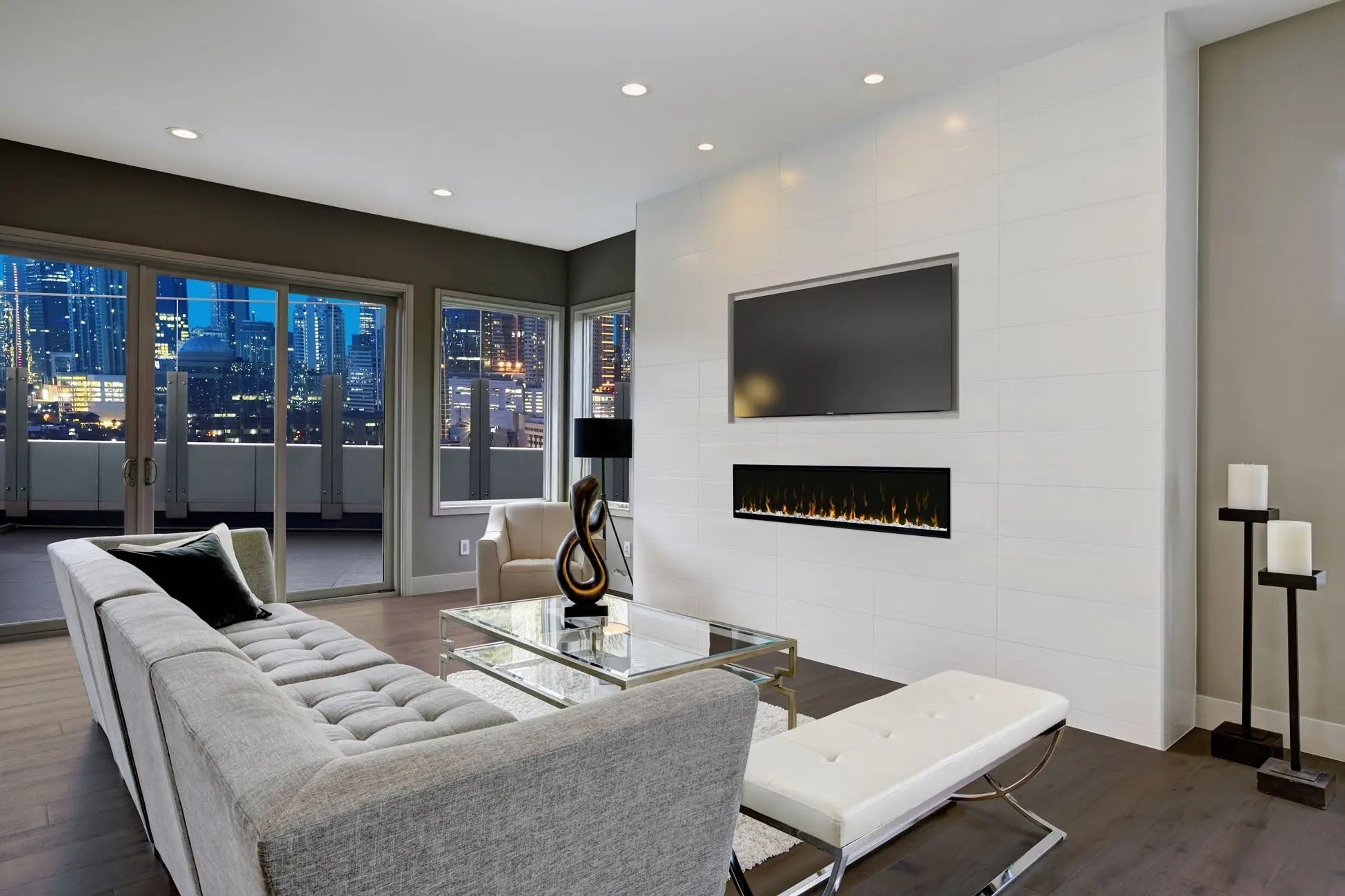 IgniteXL Dimplex 60" Linear Recessed / Built in Electric Fireplace Dimplex