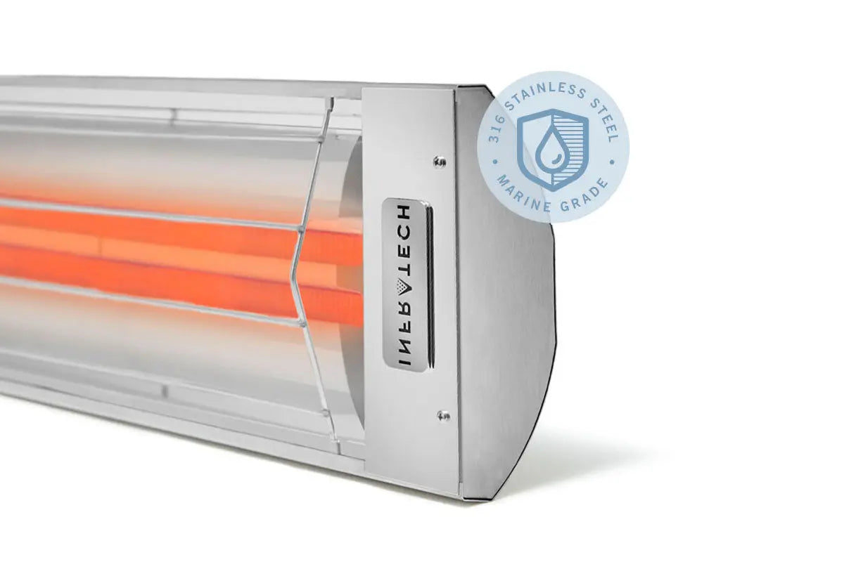 Infratech CD-Series Dual Element Marine Grade 3000Watt Outdoor Electric Heater | 240V Infratech