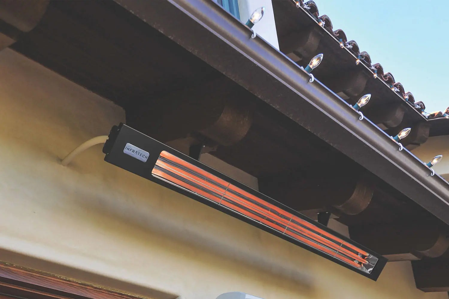 Infratech SL-Series Slimline Single Element 4000Watt Outdoor Electric Heater | 208V Infratech