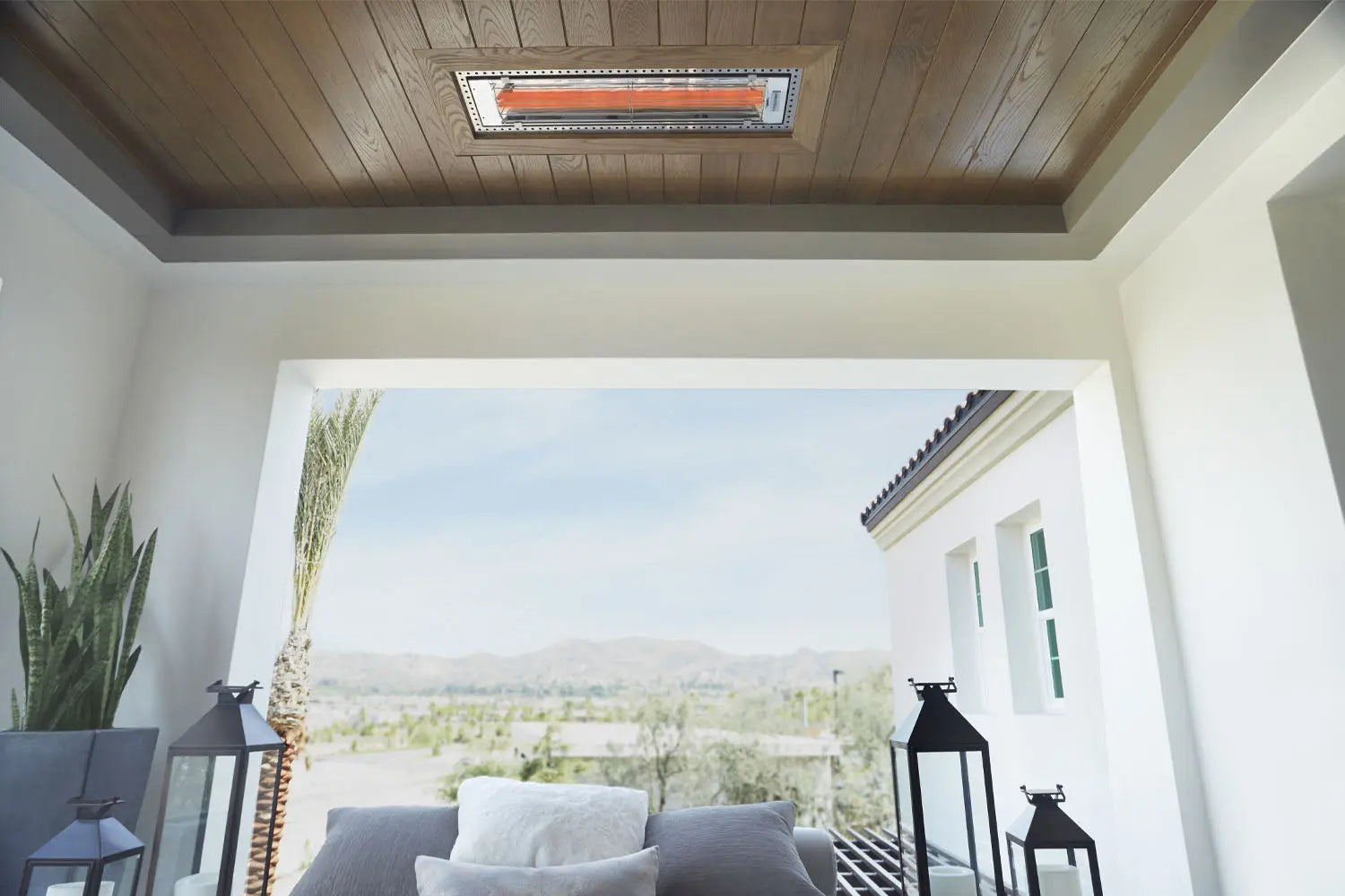 Infratech WD-Series Double Element 4000Watt Outdoor Infrared Electric Heater | 208V Infratech