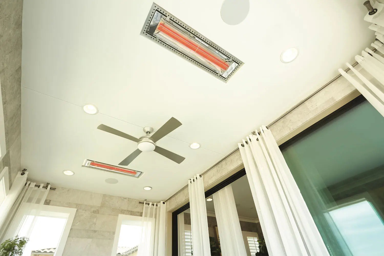 Infratech WD-Series Double Element 4000Watt Outdoor Infrared Electric Heater | 208V Infratech