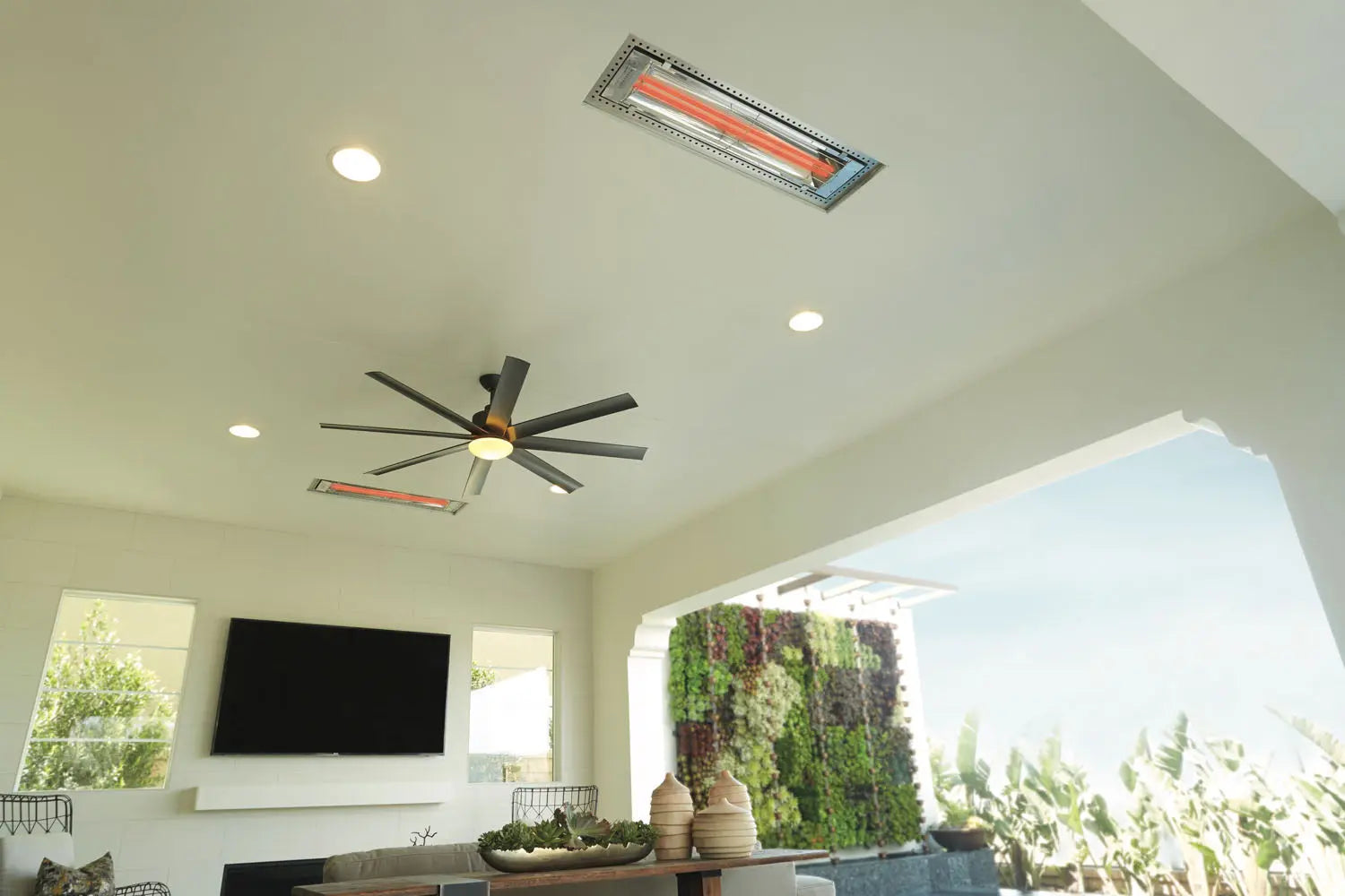 Infratech WD-Series Double Element 4000Watt Outdoor Infrared Electric Heater | 208V Infratech