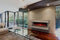 Modern Flames Landscape Pro 70'' Studio Suite Wall Mount Mantel Package | Coastal Sand Modern Flames