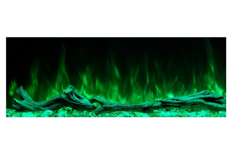 Modern Flames Landscape Pro 70'' Studio Suite Wall Mount Mantel Package | Coastal Sand Modern Flames