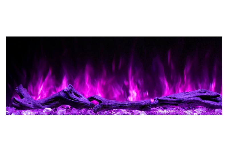 Modern Flames Landscape Pro 70'' Studio Suite Wall Mount Mantel Package | Coastal Sand Modern Flames