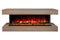 Modern Flames Landscape Pro 70'' Studio Suite Wall Mount Mantel Package | Coastal Sand Modern Flames