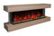 Modern Flames Landscape Pro 70'' Studio Suite Wall Mount Mantel Package | Coastal Sand Modern Flames