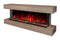 Modern Flames Landscape Pro 70'' Studio Suite Wall Mount Mantel Package | Coastal Sand Modern Flames