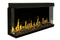 Modern Flames Orion Multi 88'' Heliovision Electric Fireplace Wall Mount Studio Suite | Weathered Walnut - Agent BBQ