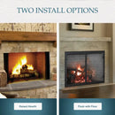 Majestic Biltmore 42" Radiant Wood Burning Fireplace | SB80, SB80HB Majestic